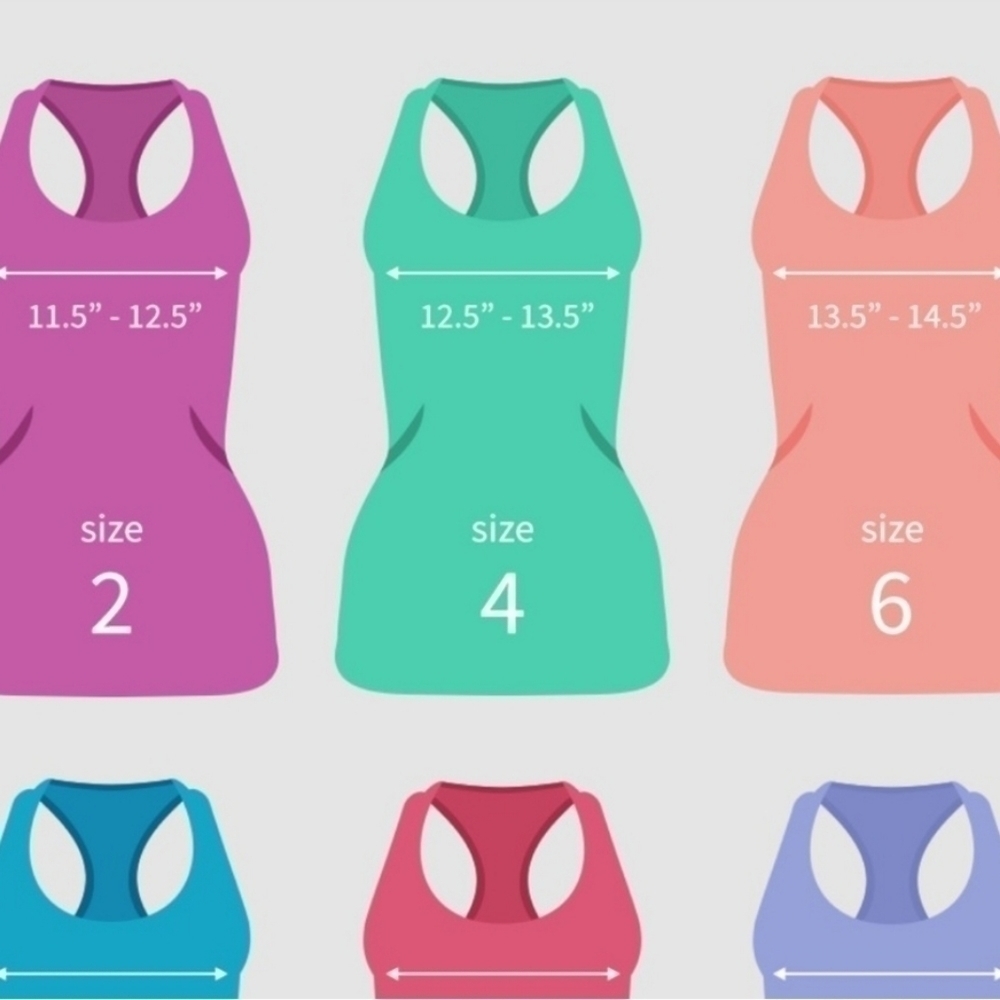 LULULEMON RacerBack Tank Top Color Block Blue Black - Picture 8 of 8